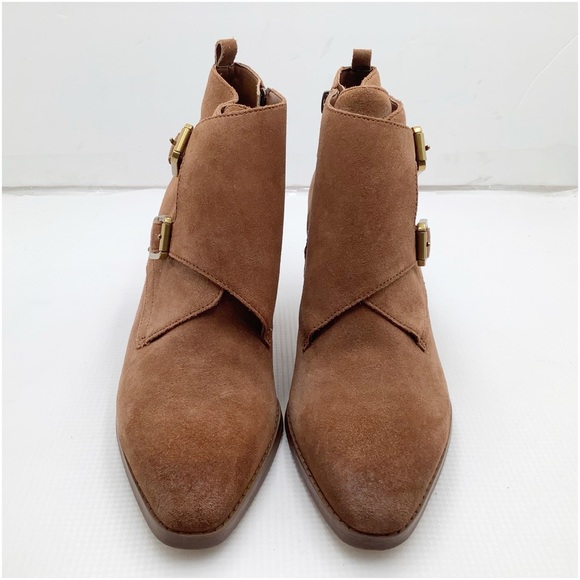 {Michael Kors} Suede Ankle Bootie - Picture 2 of 16